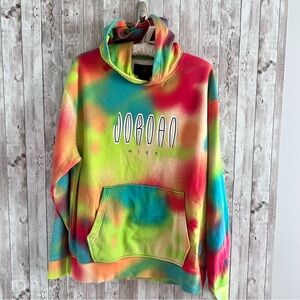 Jordan Flight MVP Tie-Dye Hooded Medium Men’s Nike Hoodie Sweatshirt